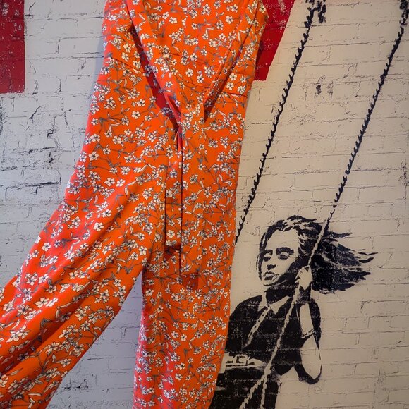 Banana Republic Coral Wide Leg Jumpsuit - Picture 3 of 4